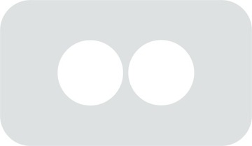 NAKLEJKA POD KONTAKT podwójna pod kontakty