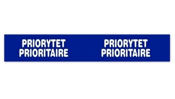 Клейкая упаковочная лента PRIORITY print, 6 шт.