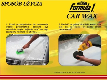 Formula1 CARNAUBA WAX mleczko do nabłyszczania