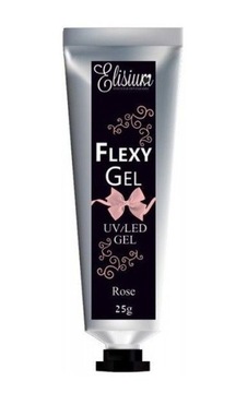 ELISIUM FLEXY GEL ROSE UV/LED СТРОИТЕЛЬНЫЙ ГЕЛЬ 25 г