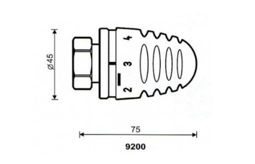 МИНИ-ТЕРМОСТАТИЧЕСКАЯ ГОЛОВКА ГЕРЦ 30X1,5