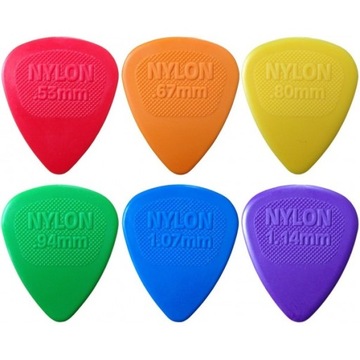 Dunlop USA Нейлоновый медиатор для гитары MIDI 1,14 мм