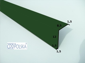 Верхняя ветровая распорка 1 ЗЕЛЕНЫЙ RAL 6020, длина 1,25 м