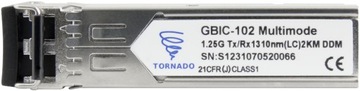 Moduł SFP wielomodowy GBIC-102 Tx/Rx:1310 LC ABCV