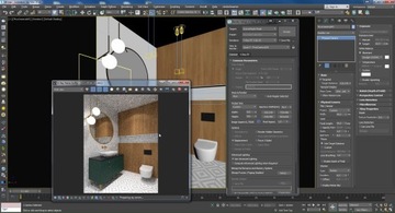 КУРС - 3DS MAX - VRAY - ВИЗУАЛИЗАЦИЯ ВАННОЙ КОМНАТЫ