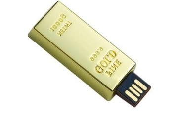 USB-НАКОПИТЕЛЬ 64 ГБ GOLD BAR WEALTH 24H PR