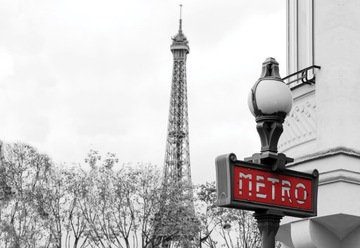 ФОТОобои PARIS METRO TOWER 1A FXL 208x146 F3628