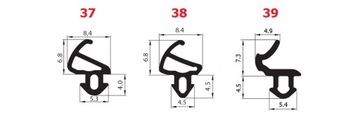 VEKA S-1127A Уплотнитель оконный, СЕРЫЙ