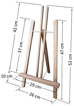 Набор для рисования МАЛЕНЬКИЕ кисти EAEL 52 CM