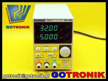 Лабораторный источник питания ТРК-325Д 0-32,00В 0-5,000А