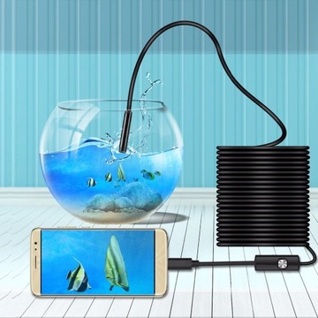 ЭНДОСКОПИЧЕСКАЯ КАМЕРА ДЛЯ ОСМОТРА USB ANDROID LED 5м