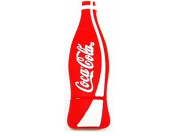 ФЛЕШКА 8 ГБ USB-БУТЫЛКА COCA COLA КРАСНЫЙ БЕЛЫЙ