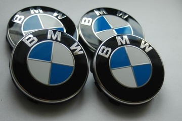 ЭМБЛЕМЫ, КРЫШКИ, BMW 68MM + ЗНАЧКИ НА ДИСКИ