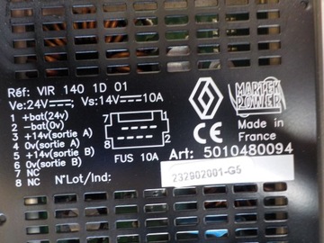 фото thumb №3, Renault magnum magnum 440 перетворювач напруги 5010480094