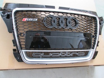 Atrapa grill Audi A3 8P 08-12 wzor RS3 Ch QUATTRO