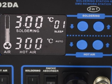 Паяльная станция HOTAIR WEP 992DA + силиконовый коврик