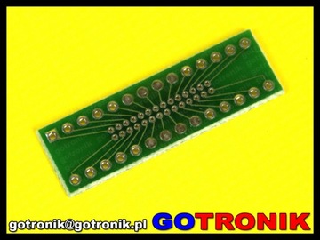 Плата SSOP28 растр 0,65мм_____PCB-087