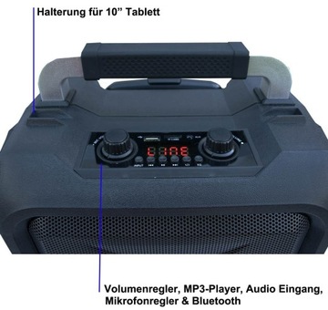 E-Lektron EL-20 Bluetooth-динамик USB/SD/FM+микрофон снят!
