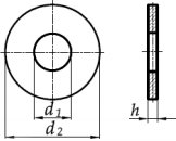 Шайба увеличенная PA6-черная M6 DIN 9021 10 шт.