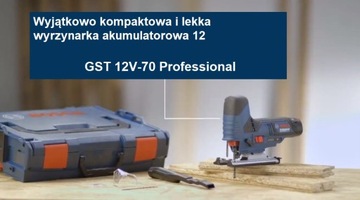 Wyrzynarka akumulatorowa Bosch GST 12V-70 set