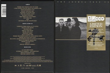 U2 JOSHUA TREE LIMITED EDIT - 2 CD + DVD + BONUS