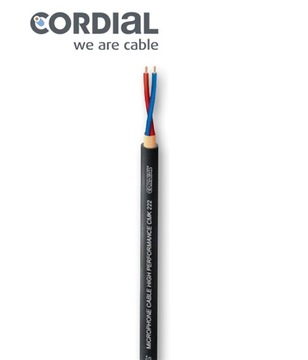 KABEL PRZEWÓD MIKROFONOWY CORDIAL CMK222 2x0,22mm2