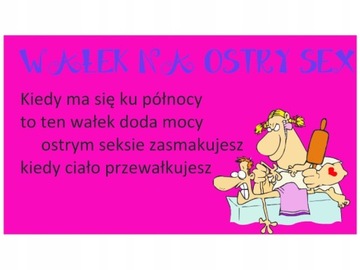 Wałek na ostry seks prezent rocznica ślubu dla męża żony ślub urodziny 40