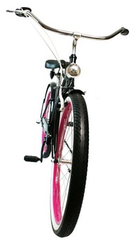 Женский велосипед Beach Cruiser 26 LADY черные шестерни розовый ROYALBI shimano