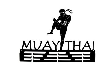 Вешалка для медалей боевых искусств MUAY THAI madalówka