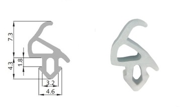 Uszczelki do okna okien okienne S-1560 A ALUPLAST