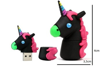 USB-накопитель 16 ГБ UNICORN BLACK PONY WYS24HPL