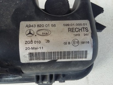 фото thumb №5, Mercedes actros галоген правый a9438200156