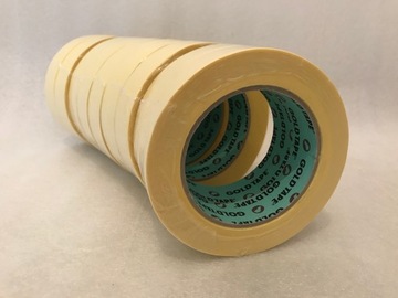 Лента малярная GOLD TAPE 25 мм 80С 9 шт.