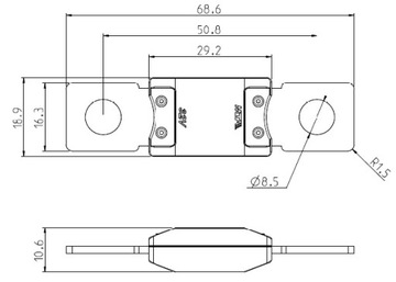 ПРЕДОХРАНИТЕЛЬ MEGAVAL MEGA VAL MTA 100A