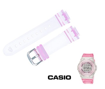 Оригинальный розовый ремешок CASIO BG-1302 + телескопические линзы