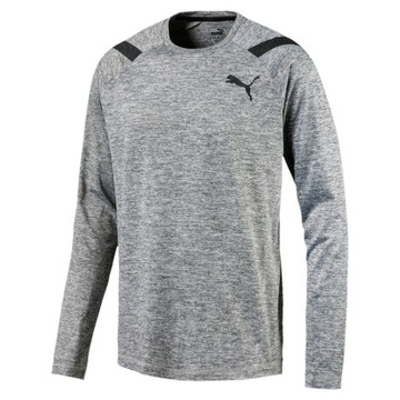 Мужская футболка PUMA 515639 01, XL, серая - меланжевая