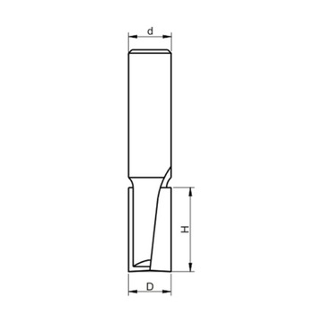 Frez Prosty 19x30 Uchwyt-12mm Wiertło GLOBUS