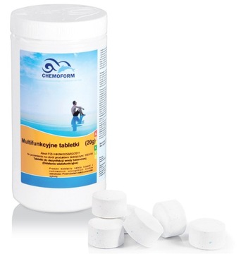 Aktywny tlen tabletki tlenowe do basenow 20g 1kg