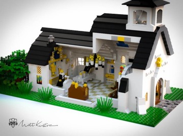 Ваша модель стадиона MOC, сделанная из мини-кирпичиков LEGO.