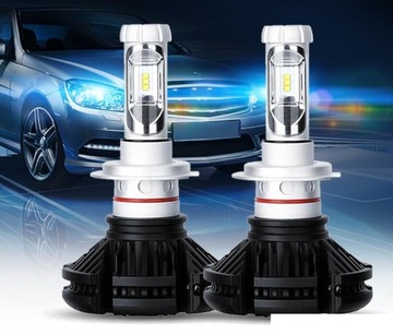 Лампы 2шт LED H7 X3 ZES 50W 12000lm LUMILEDS