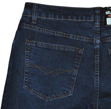 Spodnie męskie dżinsowe jeans Big More BM002 L34 pas 90 cm 35/34