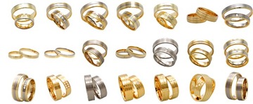 Obrączka płaska prosta 6 mm z złota 585 14K żółte