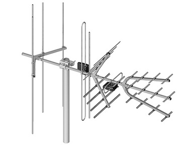 Antena Dipol 28/5-12/21-69 H/V DVB-T COMBO VHF/UHF