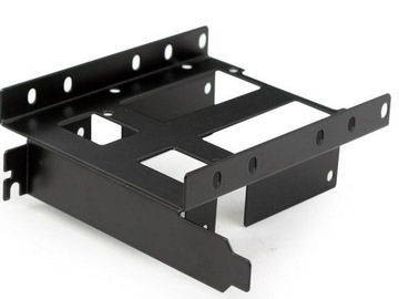 Стеклянная рамка, 2 жестких диска 2,5 3,5 SSD для корпуса PCI ATX