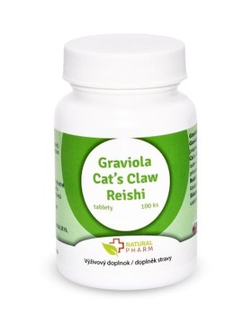 Graviola + Koci Pazur + Reishi 100 tabletek