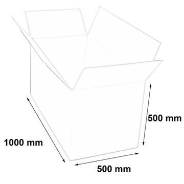 1000x500x500 КОРОБКА КАРТОННАЯ ПОДДОННАЯ КОРОБКА 5 слоев