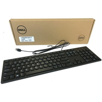 НОВАЯ модель Dell KB216-B QWERTY PL, черный QuietKey