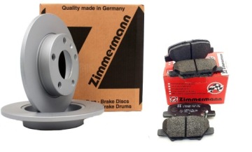 фото thumb №1, Mazda 6 gj gl тормозные колодки + тормозные диски задняя задние zimmermann