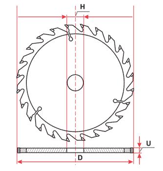 WIDIA I-C 180/20-16 T60 ПИЛА ПО ДЕРЕВУ