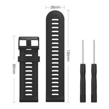 CZARNY Pasek Garmin FENIX 3 / 3HR / 5X PLUS